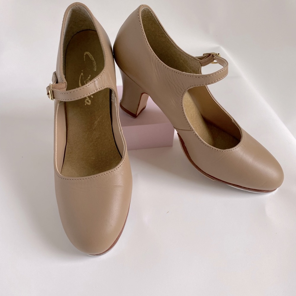 Capezio 2” Tan character taps
